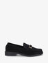 Mocassins en suédine à boucle métallique - Noir - 1