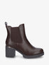 Bottines à cheville élastiquée - Marron - 1
