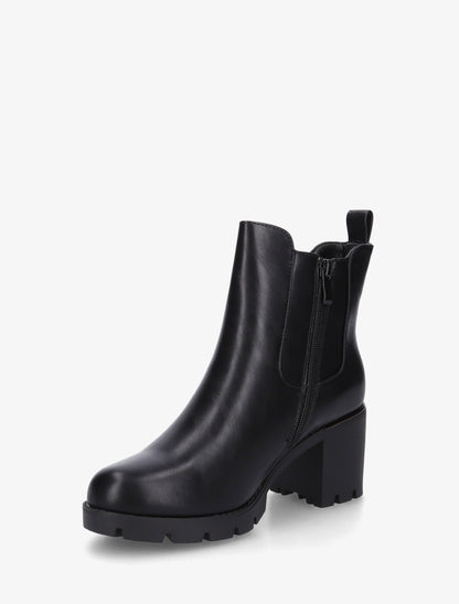 Bottines à cheville élastiquée - Noir - 3