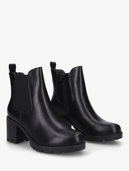 Bottines à cheville élastiquée - Noir - 4