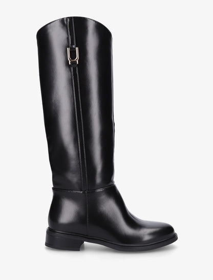 Bottes simili style cavalière - Noir - 1