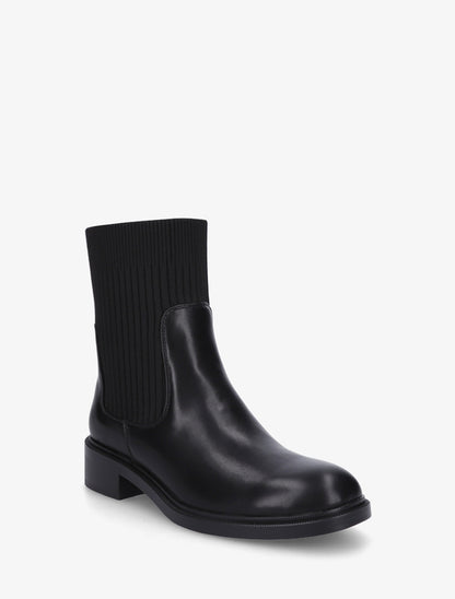 Bottines style chaussettes - Noir - 2