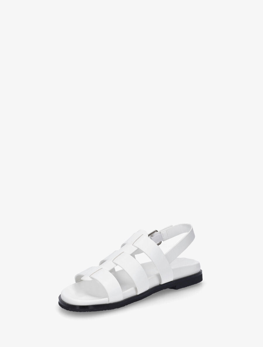Nu-pieds style spartiates - Blanc - 3