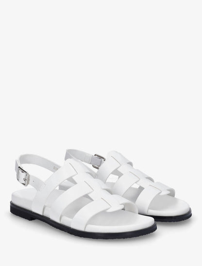Nu-pieds style spartiates - Blanc - 4