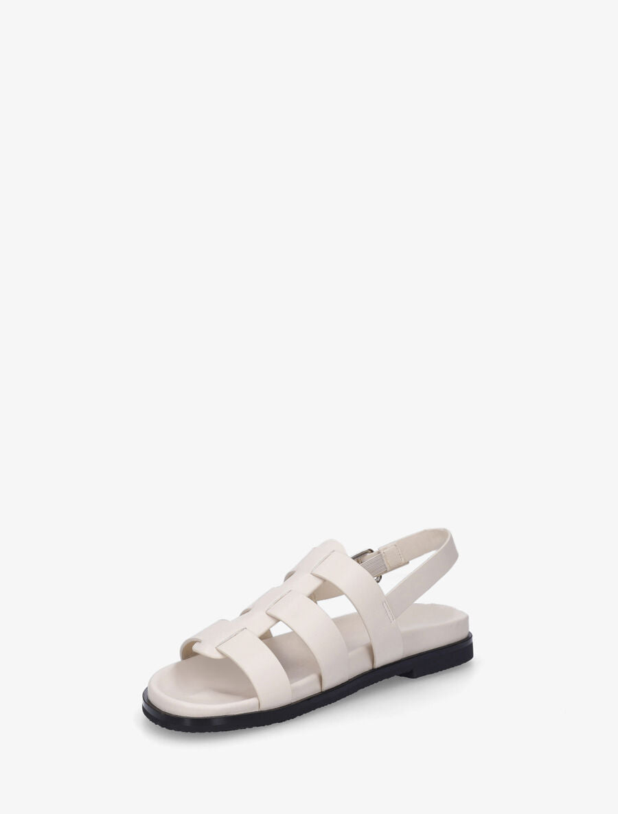 Nu-pieds style spartiates - Beige - 3