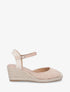 Espadrilles mi-hautes en suédine - Nude - 1