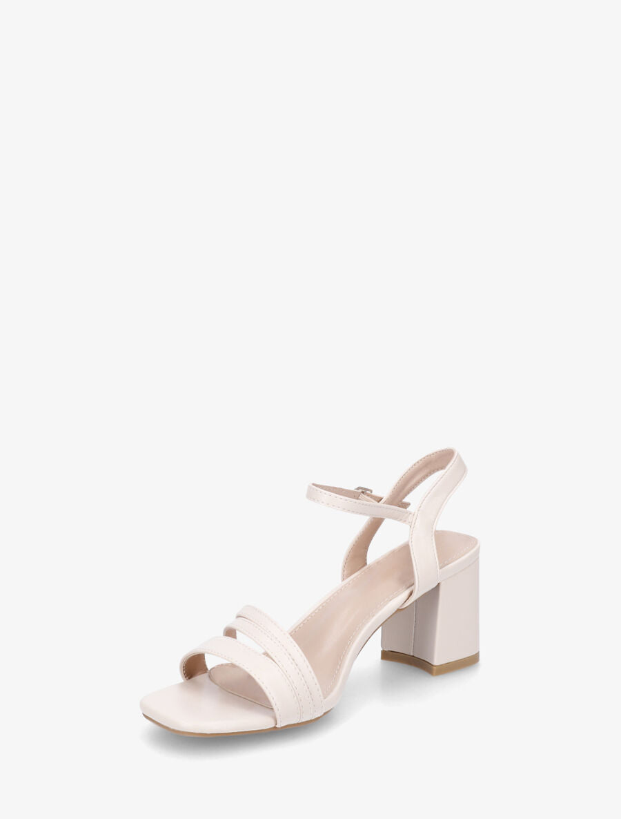 Sandales classiques à triple brides - Beige - 3