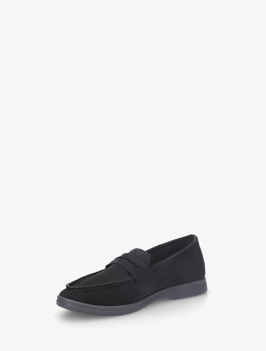 Mocassins en suédine - Noir - 3