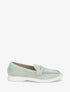 Mocassins en suédine - Vert amande - 5