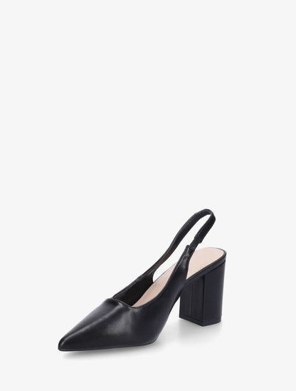 Escaprins ouverts à bouts pointus - Noir - 3