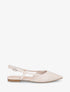Ballerines ouvertes à bouts pointus en simili - Beige - 5