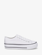 Baskets en toile - Blanc - 5