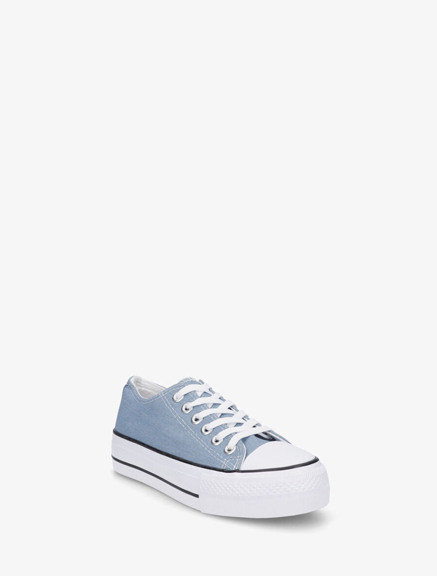 Baskets en toile - Bleu clair - 2