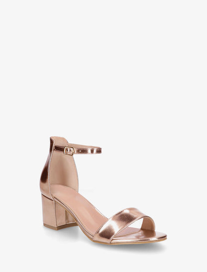 Sandales basiques à bride - Rose gold - 2