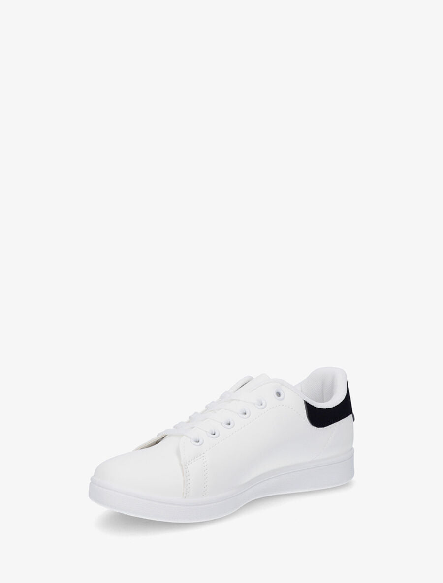 Sneakers classiques en simili - Noir - 3