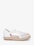 Espadrilles élastiquées effet mesh - Blanc - 1