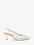 Escarpins pointus effet osier - Blanc - 1