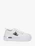 Sneakers unies à plaforme - Blanc - 1