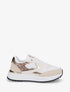 Baskets bi-matière imprimé guépard - Beige - 1