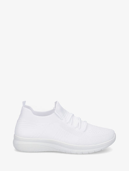Baskets en mesh style running - Blanc - 1