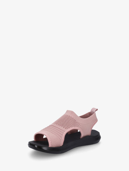 Sandales en mesh à enfiler - Rose - 3