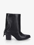 Bottines à revers et bouts pointus - Noir - 1