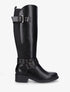Bottes élastiquées à double sangles - Noir - 1