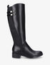 Bottes élastiquées style cavalière - Noir - 1