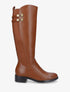 Bottes élastiquées style cavalière - Camel - 1