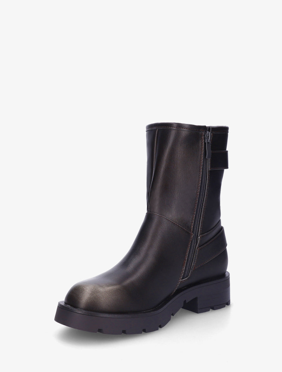 Boots montantes style motard - Anthracite - 3