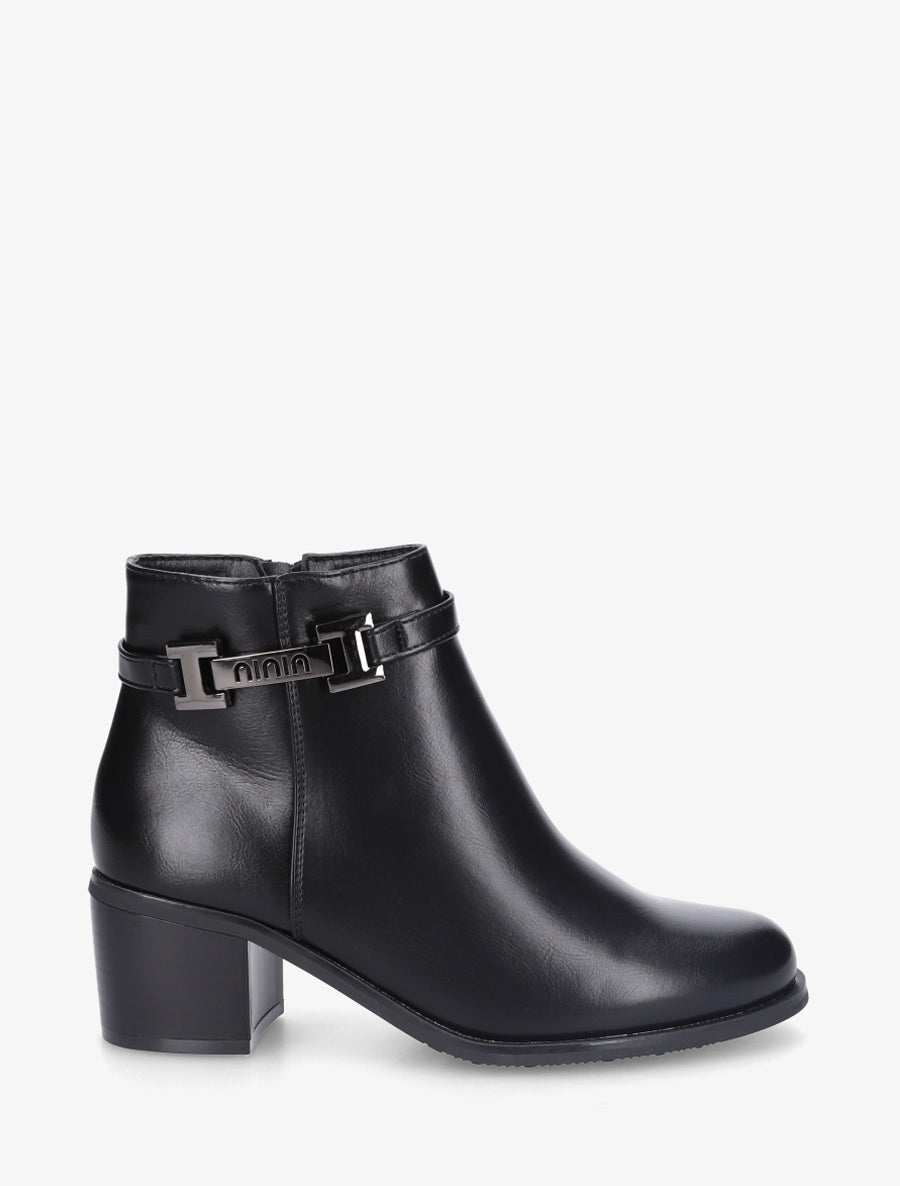 Bottines classiques à boucle - Noir - 1