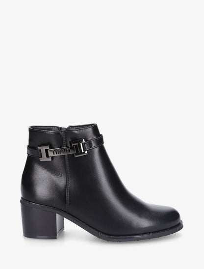 Bottines classiques à boucle - Noir - 1