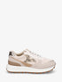 Baskets bimatière à contrefort nacré - Beige - 1