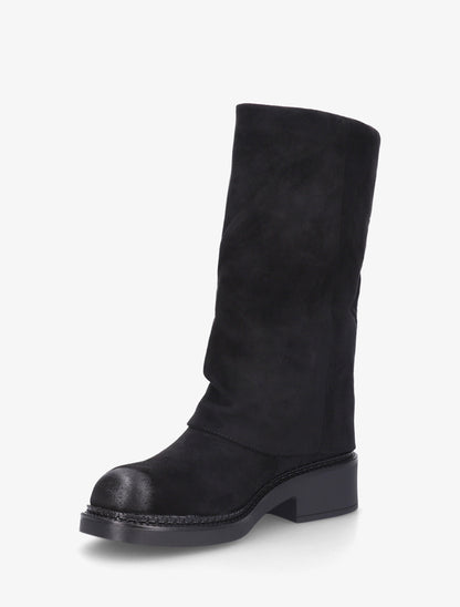 Bottes bimatière à ceinturon - Noir - 3