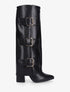 Bottes à revers et triple sangles - Noir - 1