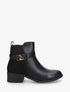 Bottines à empiècement métal - Noir - 1