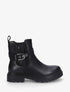 Bottines élastiquées à sangle - Noir - 1