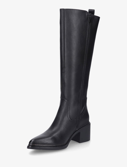 Bottes en simili à bouts pointus - Noir - 3