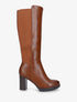 Bottes élastiquéees à semelle crantée - Camel - 1