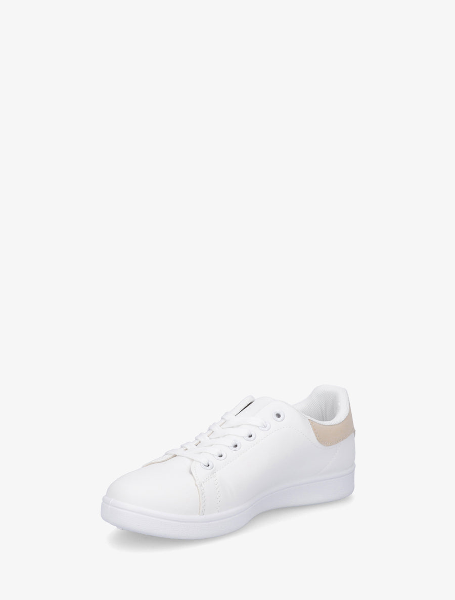 Baskets classiques en simili - Beige - 3