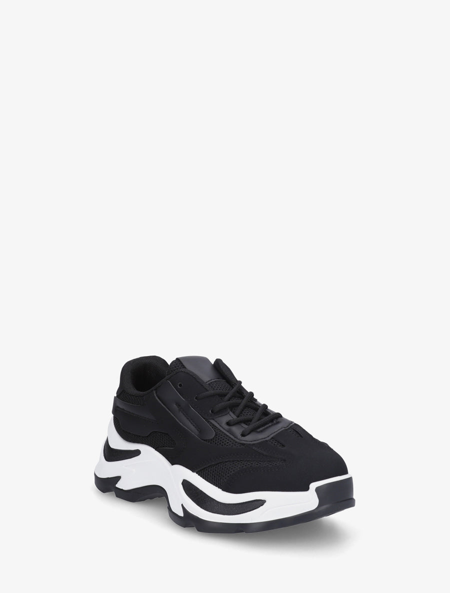 Baskets à semelle chunky - Noir - 2