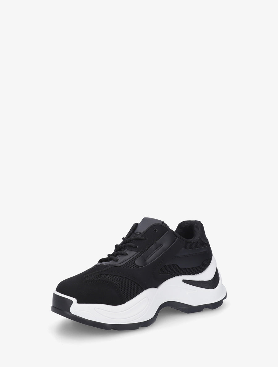 Baskets à semelle chunky - Noir - 3