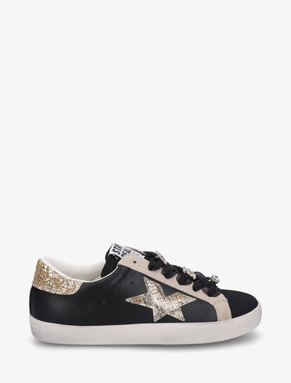 Baskets à bijoux strassés - Noir - 1