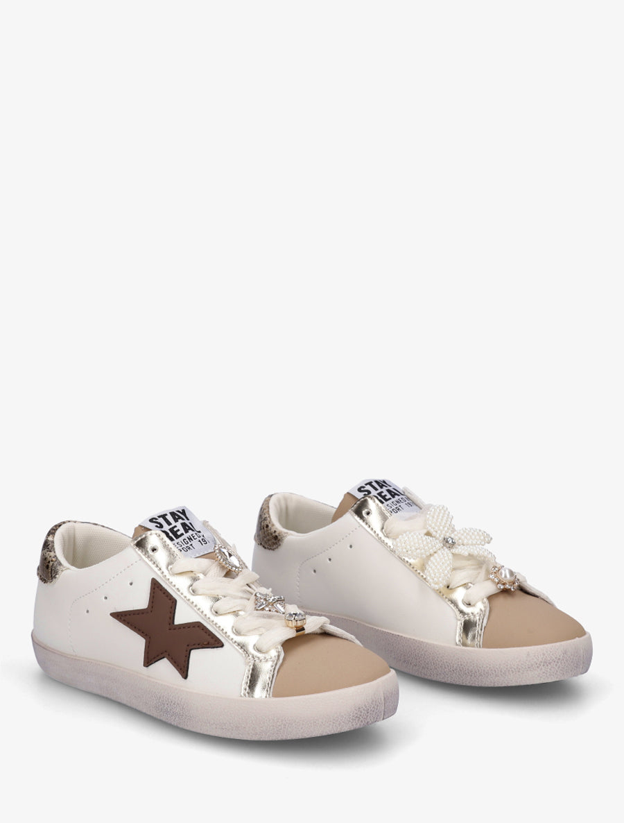 Baskets à bijoux strassés - Marron - 4