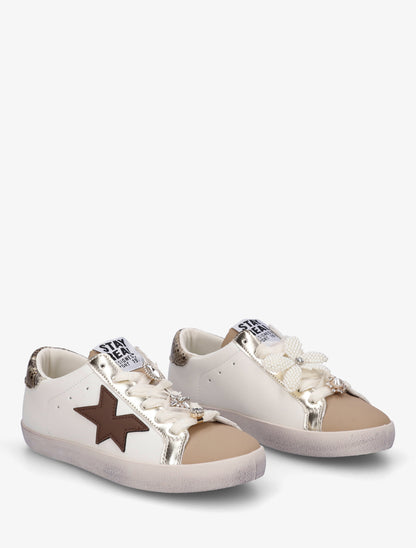 Baskets à bijoux strassés - Marron - 4