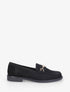 Mocassins en suédine à boucle métallique - Noir - 1