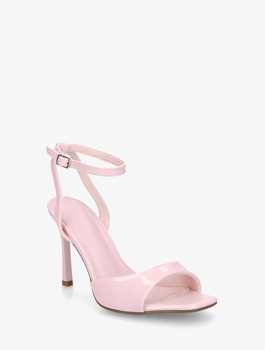 Sandales vernies à talon aiguille - Rose - 2