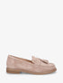 Mocassins en suédine à pampilles - Taupe - 1