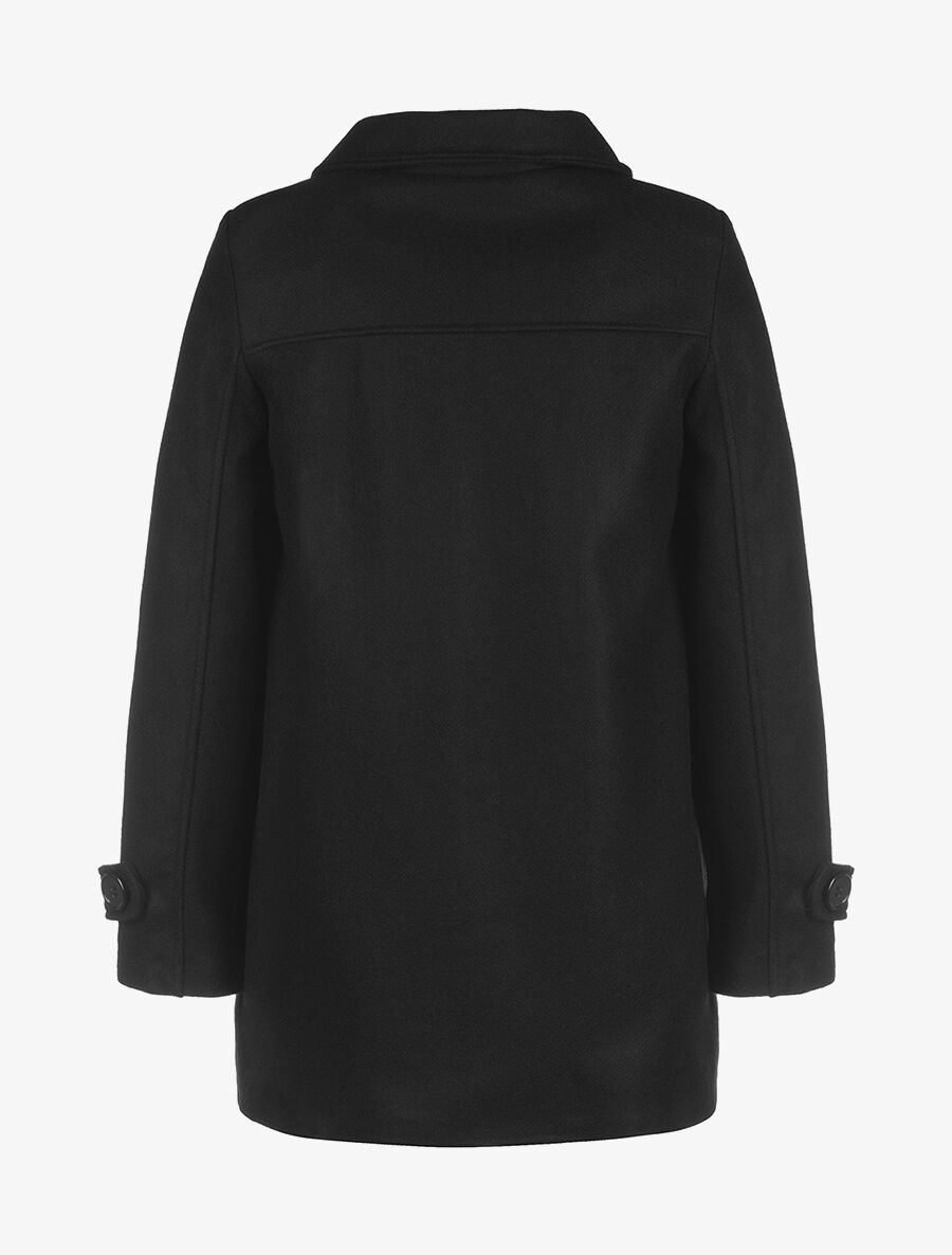 Manteau en feutre court - noir - 2