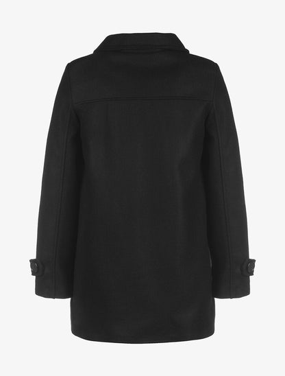 Manteau en feutre court - noir - 2